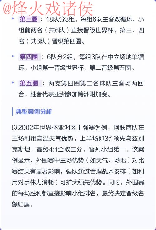 全面解读2026世界杯外围赛安全全站策略