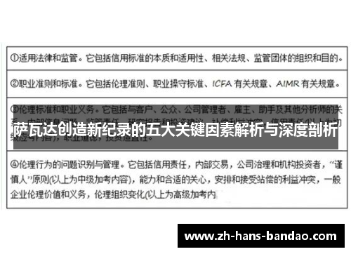 萨瓦达创造新纪录的五大关键因素解析与深度剖析