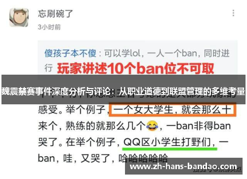 魏震禁赛事件深度分析与评论：从职业道德到联盟管理的多维考量